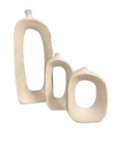 ÜÇLÜ OVAL VAZO SET VZ258-1