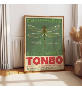 Tonbo Yusufçuk Dragonfly Delight Classy Şans Poster Çerçevesiz