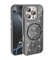 Microsonic Apple iPhone 16 Pro Max Kılıf GlamGrip Luxe Siyah (Siyah)