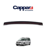 CAPPAFE VW Caddy Arka Tampon Eşiği Koruma Mat Siyah (ABS) 2015-20