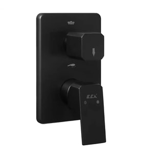 Eca Tiera Mat Siyah Ank. Banyo/Duş 2 Yollu Sıva Ü 102167235C1-KDE