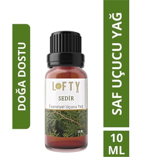 Lofty Sedir Uçucu Yağ Buhurdanlık Esansı Konsantre Oda Kokusu Uçucu Esans Buhur Yağı 10 ml