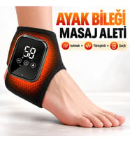 Valkyrie Isıtmalı Titreşimli Ayak Bileği Masaj Aleti Şarjlı 3 Isı 3 Titreşim Modlu Dijital