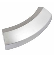 Bosch Uyumlu WTE86102 - WTE86381 Çamaşır Kurutma Makinesi Kapak Mandal Tutamağı GENİŞ GRİ