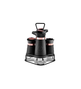 Latin Deri 4'lü Salata Seti (Beyaz)