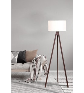 Tripod Mdf Lambader Kumaş Krem Kahve LY522