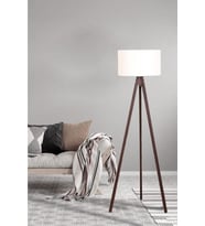 Tripod Mdf Lambader Kumaş Krem Kahve LY522