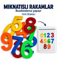 Mıknatıslı Rakamlar 0-9 Arası Eğitici Oyuncak