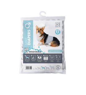 M-Pets Erkek Köpekler İçin Yıkanabilir Külot (L)