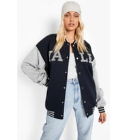 Unisex Oversize YALE Bomber Kolej Ceket