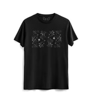 Steins;Gate Tasarımlı Dijital Baskılı Siyah Tshirt