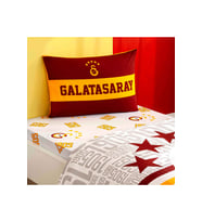 Lisanslı Galatasaray 5 Yıldız Logo Pamuk Tek Kişilik Pike Takımı