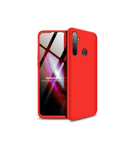 Realme 5 Uyumlu Kılıf Zore Ays Kapak (Kırmızı)
