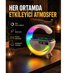 2025 Yeni Seri 15w Kablosuz Şarjlı Led Atmosfer Lambası