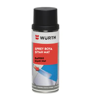 Würth Sprey Tampon Boya RAL9005 Mat Siyah 400 ml