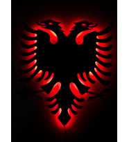 Arnavutluk Led Işıklı Tablo
