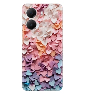 Xiaomi Poco X7 Pro Kılıf Boutique Baskılı Resimli Renkli Kalpler Pcode -040