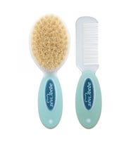 Sevi Bebe Naturel Fırça Tarak Seti Mavi (Standart)