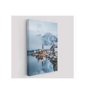 Hallstatt Avusturya Manzarası Duvar Tablosu-6028