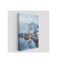 Hallstatt Avusturya Manzarası Duvar Tablosu-6028