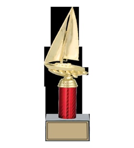 ODAK KUPA - Figürlü Kupalar - Yelken Figürlü Kupalar FG-004 B - 28 cm