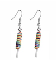 Lollipop Şekerleme Küpe (Metal)