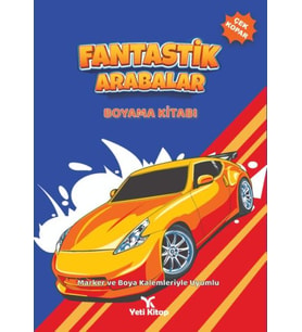 Fantastik Arabalar Boyama Kitabı