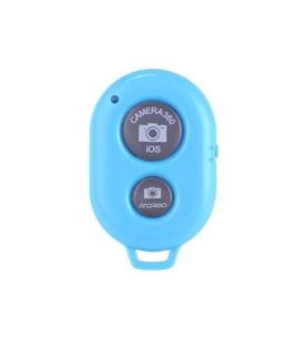 Mavi Bluetooth Uzaktan Kumanda, Tüm Telefonlara Uyumlu, Video ve Fotoğraf Çekici