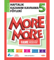 More & More 5 Haftalık Kazanım Kavrama Föyleri (40 Föy) Yeni