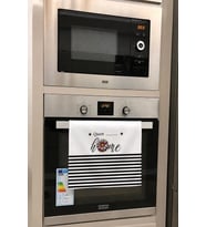 Valerine Life Kişiye İsme Özel Queen Home Çizgili Mutfak Kurulama El Havlusu %100 Pamuklu 35x50cm