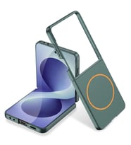 Galaxy Z Flip 8 Kılıf Wireless Şarj Özellikli Zore Kıpta M-safe Kapak