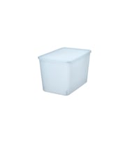 IKEA Rykta Kapaklı Kutu, Şeffaf Gri-Mavi, 24X36X23 Cm/14.5 Lt