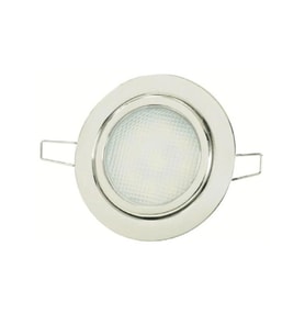KROM GÖMME SPOT 12 V GÜN IŞIĞI   9 LED YAYLI