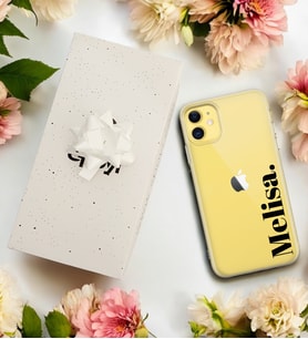 Melisa Tasarımlı Kişiye Özel Şeffaf Telefon Kılıfı (Tüm Telefon Modelleri Mevcuttur.) - Hediye Kutulu