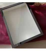 30x40 Cm Füme Pleksi Kaplı Fotoğraf Bölümsüz! İsimsiz Ledsiz! Tasarım Gül Kutusu Anı Çerçevesi! (Fotoğraf Hediye)