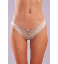 Giyim Golshan Garland Mini Slip, Kadın Güpürlü Ten Külot