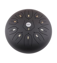 Cox CSTD-BK Steel Tongue Drum (Siyah)  Meditasyon ve Yoga İçin İdeal Vurmalı Çalgı