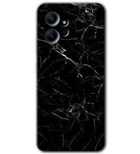 Redmi Note 12 4G Kılıf HD Desen Baskılı Kılıf - Siyah Mermer