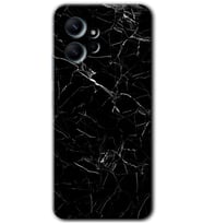 Redmi Note 12 4G Kılıf HD Desen Baskılı Kılıf - Siyah Mermer