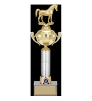 ODAK KUPA - Figürlü Kupalar - At Figürlü Kupalar FG-058 A - 43 cm