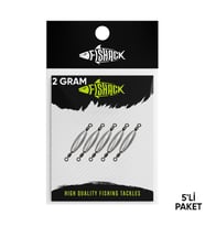 Çift Taraflı Fırdöndülü Kurşun - Fishack - 2 Gram (5'li)