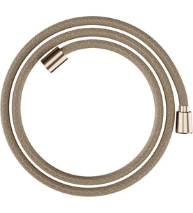 Hansgrohe 28260140 Designflex Tekstil Fırçalanmış Bronz El Duşu Hortumu, 160 Cm