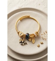 Siyah Swan Model Charmlı Bileklik