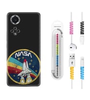 Huawei Nova Y70 Y90 Nova 9 SE  Kılıf Kablo Koruma Spiral Silikon Nasa 1326