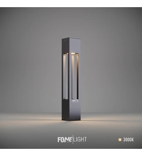 FoneLight Bollard Aydınlatma Dış Mekan Peyzaj Bahçe Yürüyüş Yolu Aydınlatma AKA010-CU60