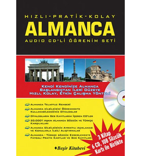 Hızlı Pratik Kolay Almanca Audio CDli Öğrenim Set