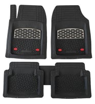 Derin Havuzlu 3D Oto Paspas Takımı Krom Karbon Dekorlu 5 Parça Ayak Dayama Dilli TeamCar Safir Toyota AURİS