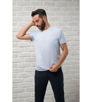 Paul Martin Slimfit Fit Bisiklet Yaka Rayon Kumaş Full Likralı T-shirt