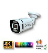 Gece Renkli Gösteren Sesli 6 Warm Ledli 4K FULLHD IP Güvenlik Kamerası 4386WS