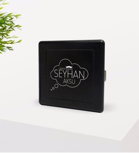 BK Gift Kişiye Özel Canım Babam Tasarımlı Siyah Metal Sigara Tabakası-2